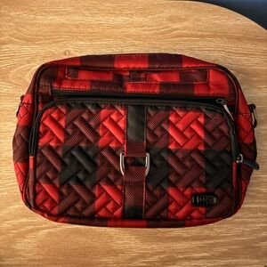 Lug Carousel XL Buffalo check red